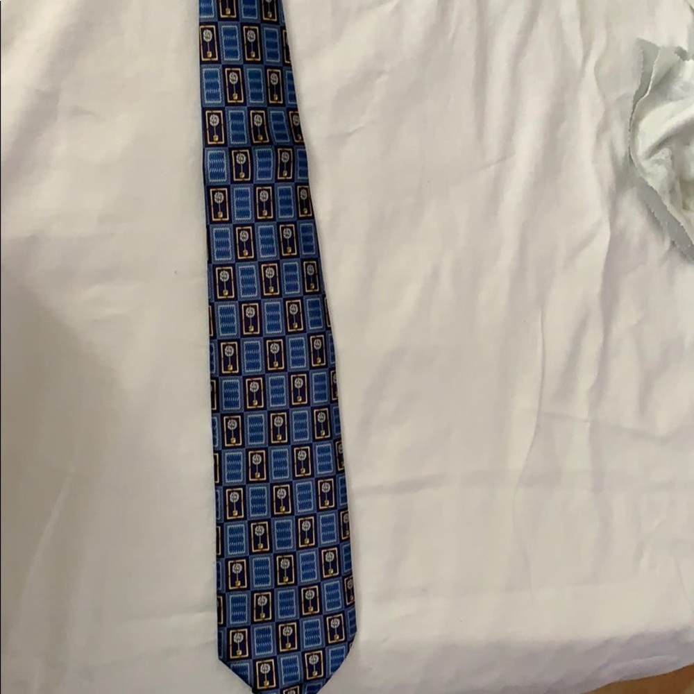 Lanvin Paris 100% silk tie